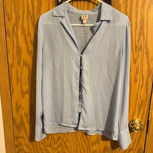 Worthington Sky Blue Blouse